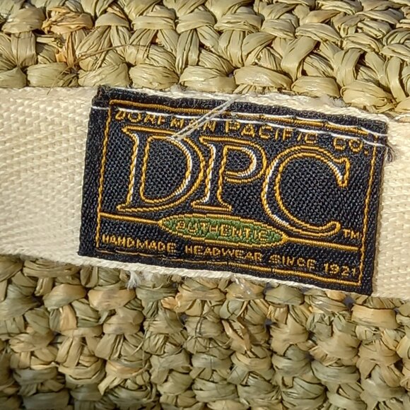 Dorfman Pacific Co. Scala Crocheted Raffia Hat Vintage Handmade Headwear Unisex - Picture 4 of 4